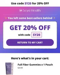 Seya Health email: browse abandon 02
