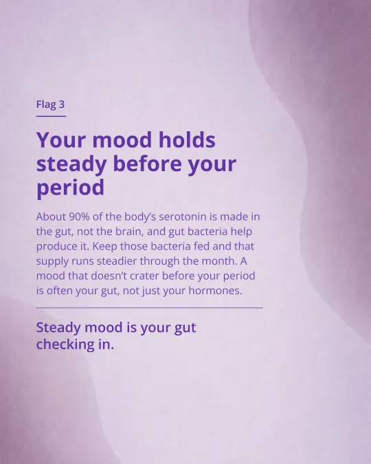 5 green flags your gut is thriving, a six-slide carousel, slide 4